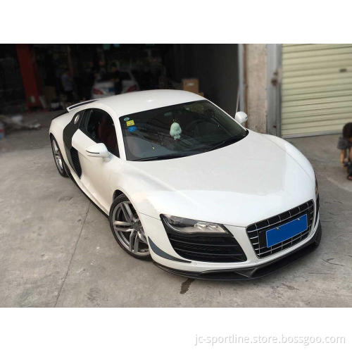 Carbon Fiber Front Bumper Lip Skirt for Audi R8 V8/V10 GT Spyder Convertible (2008-2015)
